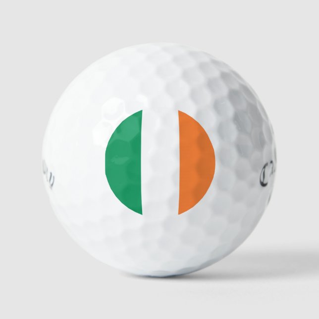 Irish Flag css gbcnt Golf Balls (Front)