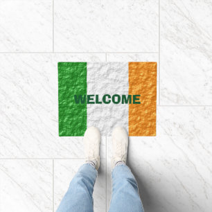 Irish Flag Design Doormat