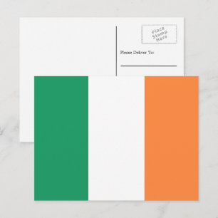 Irish Flag, Flag of Republic of Ireland Postcard