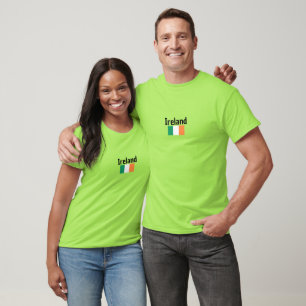 Irish Flag, Flag of Republic of Ireland T-Shirt
