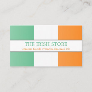 Irish Flag, Fully Customisable Business Card
