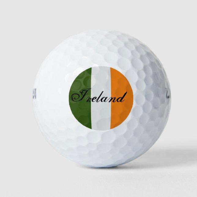 Irish flag golf ball (Front)