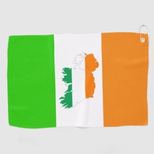 Irish flag golf towel