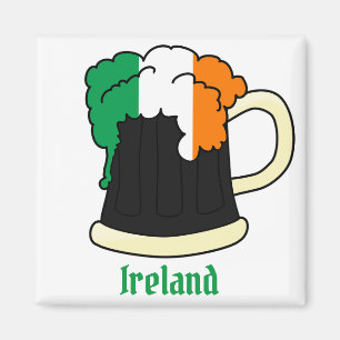 Irish Flag Guinness Beer Magnet