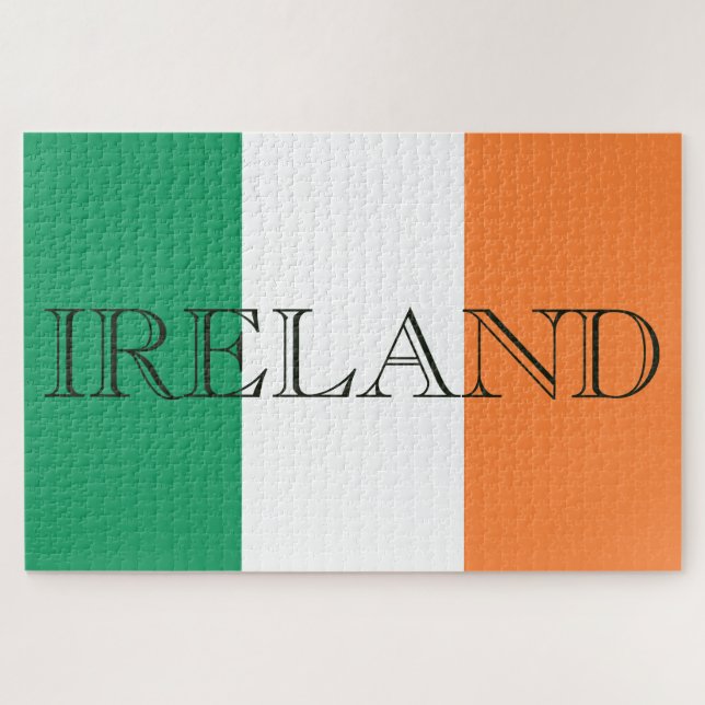 Irish Flag Ireland 20x30 1014pc jpcnt Jigsaw Puzzle (Horizontal)
