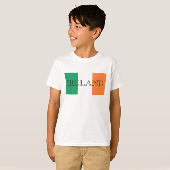 Irish Flag Ireland bccnt T-Shirt (Front Full)