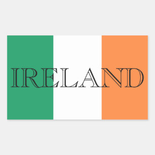 Irish Flag Ireland Letters Sticker arc