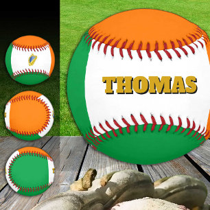 Irish Flag, Ireland, Monogram / Baseball Balls