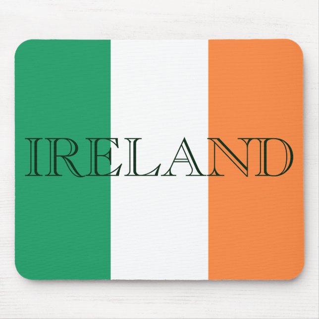 Irish Flag Ireland mpcn Mouse Mat (Front)