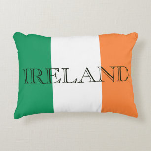 Irish Flag Ireland overlay tpcn Decorative Cushion