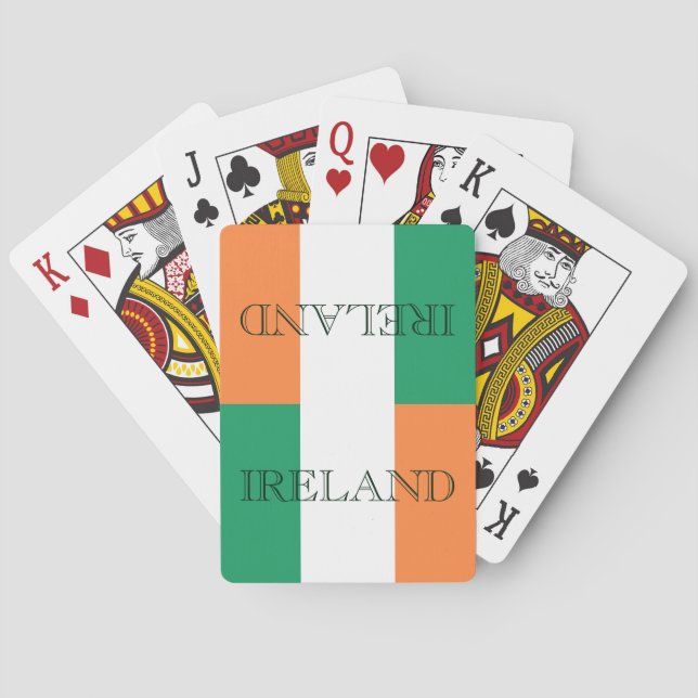 Irish Flag Ireland pccnt Playing Cards (Back)
