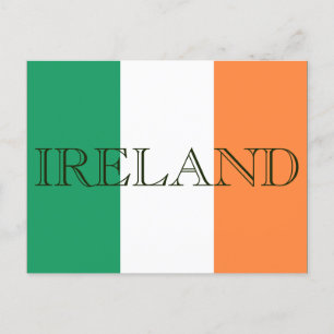 Irish Flag Ireland pccnt Postcard