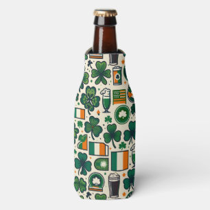 Irish Flag Ireland Saint Patricks Day Slainte Bottle Cooler