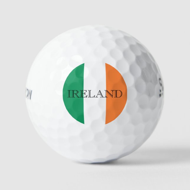 Irish Flag Ireland ssf gbcnt Golf Balls (Front)