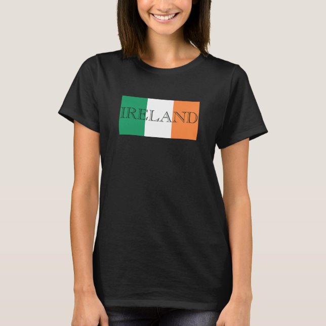 Irish Flag Ireland wccnt T-Shirt (Front)