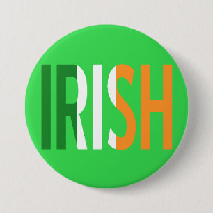 Irish Flag Irish 7.5 Cm Round Badge