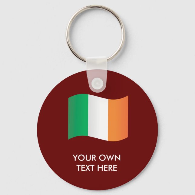 Irish Flag Key Ring (Front)