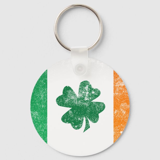 Irish Flag Key Ring (Front)