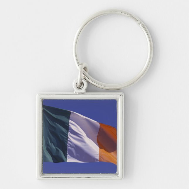 Irish flag key ring (Front)