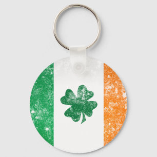 Irish Flag Key Ring