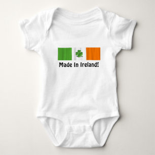 Irish Flag 'Made In Ireland' Baby Bodysuit