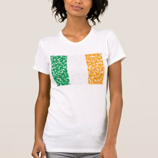 Irish Flag Made up out of Shamrocks T-Shirt