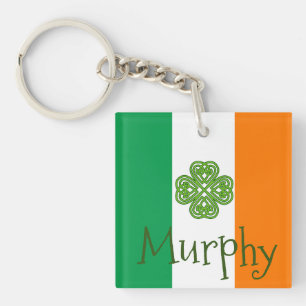 Irish Flag Murphy Key Ring