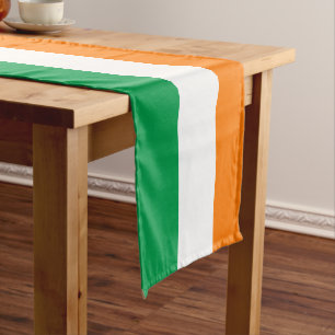 Irish flag of Ireland table runner for party