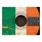 Irish Flag on Old Acoustic Guitar