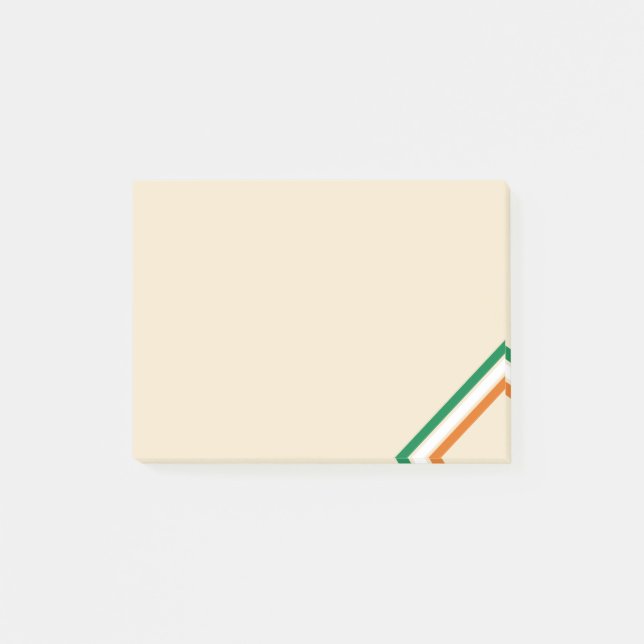 Irish Flag Patriotic Ireland Stripes Post-it Notes (Front)