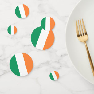 Irish flag patriotic Saint Patrick's Day party Confetti