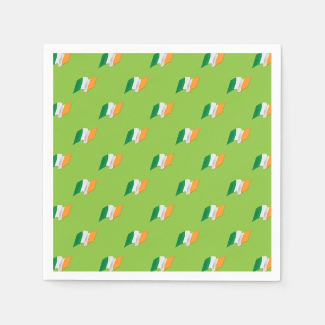 Irish Flag Pattern Napkin (Front)