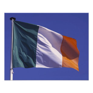 Irish flag photo print