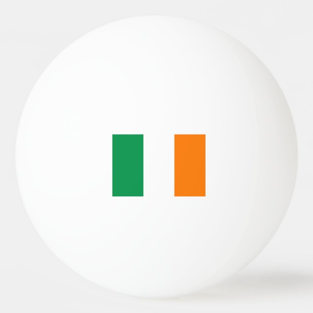 Irish flag ping pong balls for table tennis (Front)