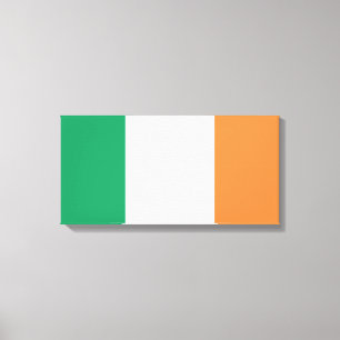 Irish Flag (Republic of Ireland) (ROI) (Eire) Canvas Print