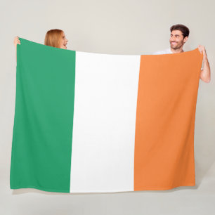 Irish Flag (Republic of Ireland) (ROI) (Eire) Fleece Blanket
