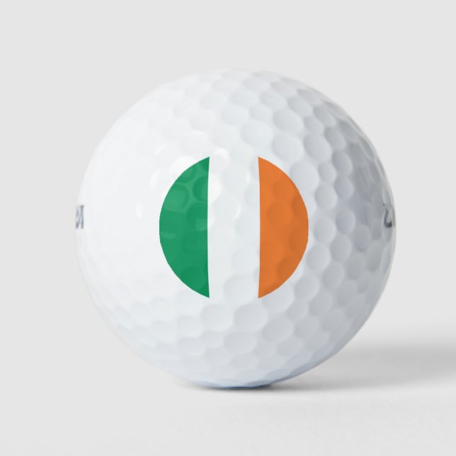 Irish Flag (Republic of Ireland) (ROI) (Eire) Golf Balls (Front)
