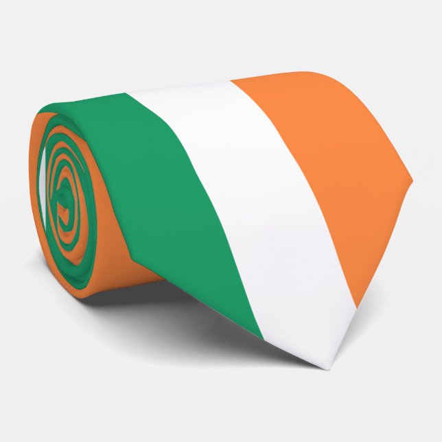 Irish Flag (Republic of Ireland) (ROI) (Eire) Tie (Rolled)