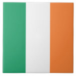 Irish Flag (Republic of Ireland) (ROI) (Eire) Tile<br><div class="desc">This design features the national flag of the Republic of Ireland, which is a country in the North West of Europe. The Republic of Ireland consists of 26 out of the 32 counties on the island of Ireland (which is also known, in the Irish language, as Éire and, in Ulster...</div>