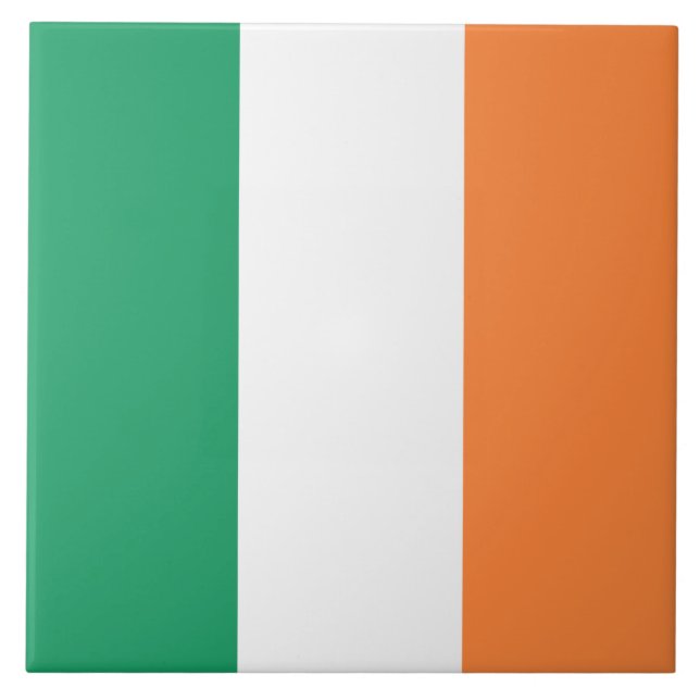 Irish Flag (Republic of Ireland) (ROI) (Eire) Tile (Front)