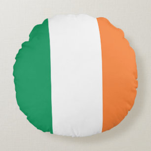 Irish Flag Round tpcn Cushion
