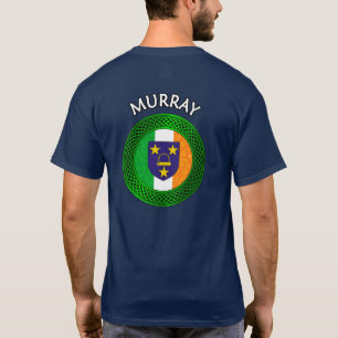 Irish Flag Shamrock Celtic Knot - Murray T-Shirt
