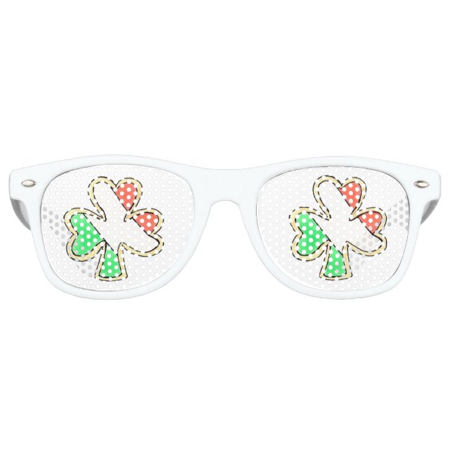 Irish Flag Shamrock Cookie St Patrick's Day Shades (Front)