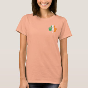 Irish Flag Shamrock Distressed T-Shirt