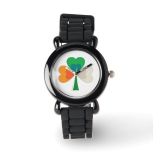 Irish Flag Shamrock Watch
