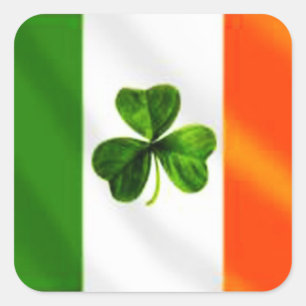 Irish Flag Square Sticker