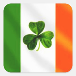 Irish Flag Square Sticker
