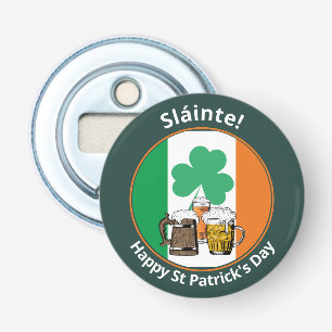 Irish Flag St Patricks Day Bottle Opener