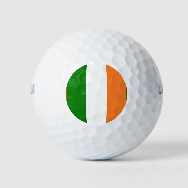 Irish Flag Total  Golf Balls (Front)