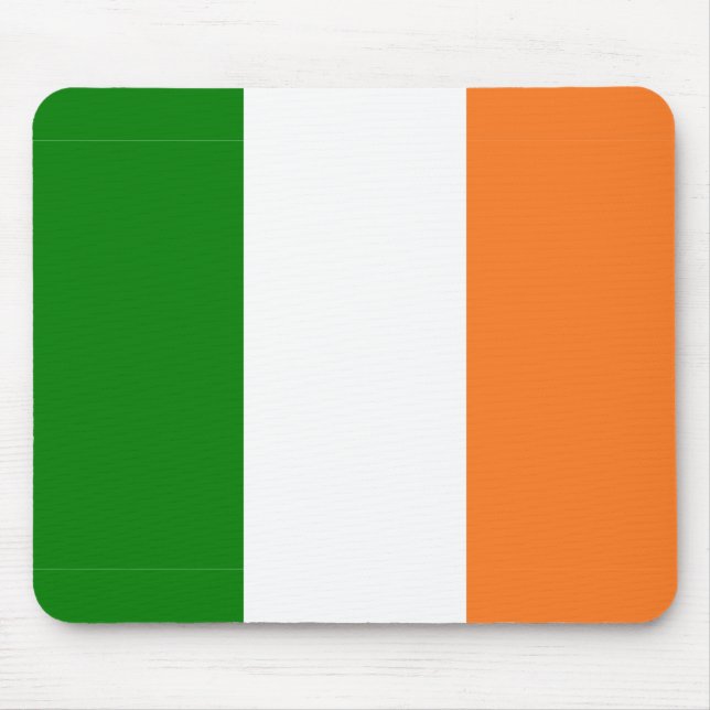 Irish Flag Total  Mouse Mat (Front)